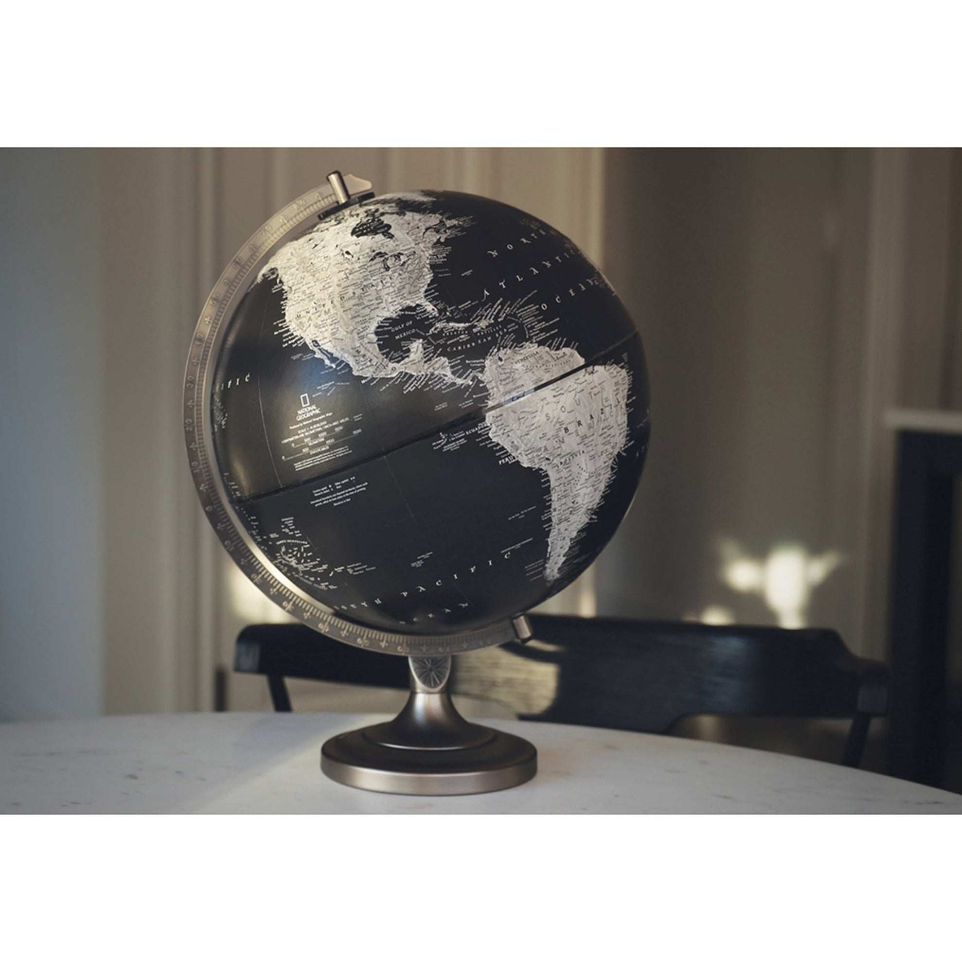 Bancroft Black Ocean Globe - 12