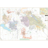 Boise, ID Wall Map - KA-C-ID-BOISE-PAPER - Ultimate Globes