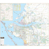 Bradenton & Manatee County, FL Wall Map - Ultimate Globes - POD - KA - C - FL - BRADENTON - PAPER - Ultimate Globes