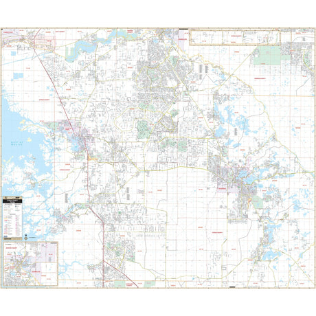 Citrus County, FL Wall Map - KA-C-FL-CITRUS-PAPER - Ultimate Globes
