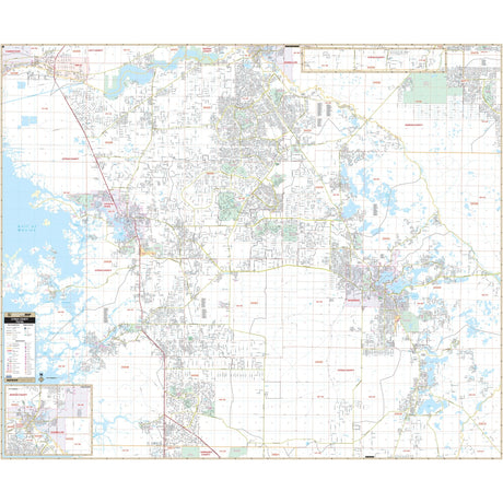 Citrus County, FL Wall Map - Ultimate Globes - POD - KA - C - FL - CITRUS - PAPER - Ultimate Globes