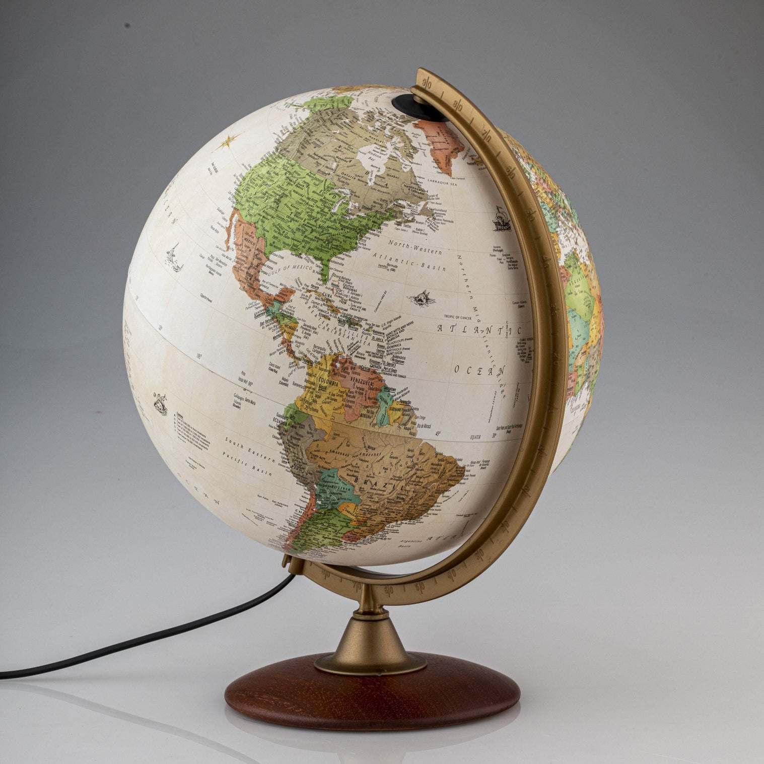 Colombo Raised Relief Globe » Shop Decorative Desk Globes » Ultimate ...