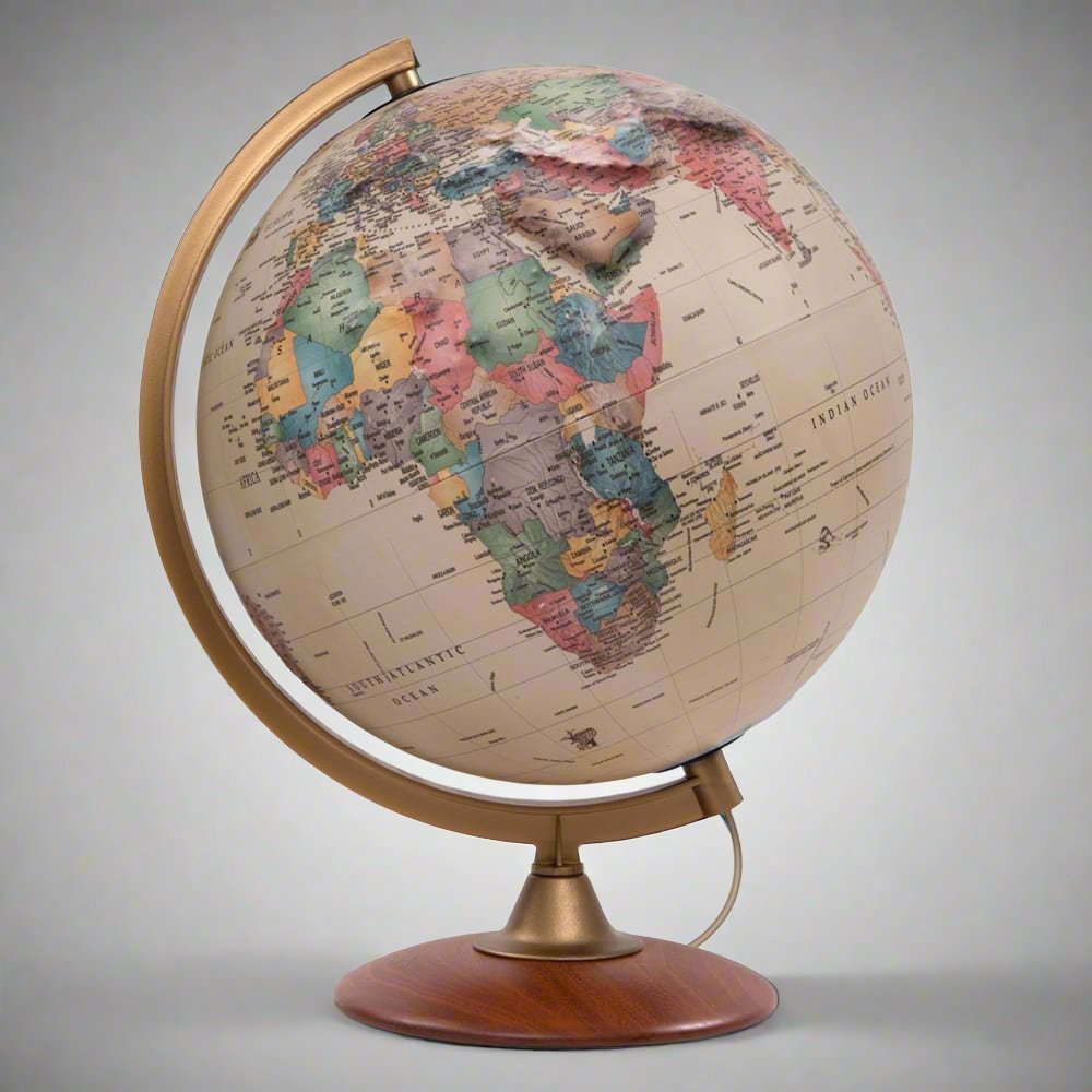 Colombo Raised Relief Globe - Waypoint Geographic - WP21109 - Ultimate Globes