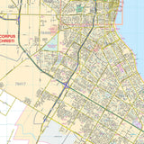 Corpus Christi, TX Wall Map - KA-C-TX-CORPUSCHRISTI-PAPER - Ultimate Globes