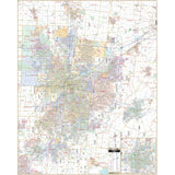 Dayton, OH Wall Map - KA-C-OH-DAYTON-PAPER - Ultimate Globes
