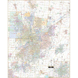 Dayton, OH Wall Map - Ultimate Globes - POD - KA - C - OH - DAYTON - PAPER - Ultimate Globes