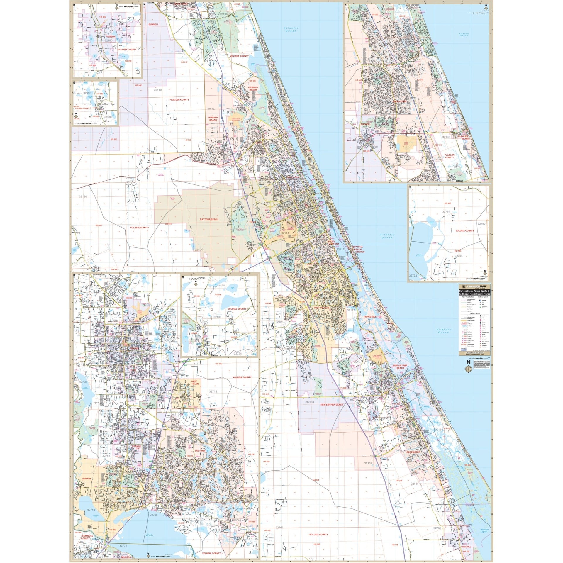 Mapa De Daytona, Florida Volusia County Emergency Management