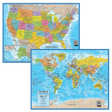 Download Printable USA & World Map Bundle - Ultimate Globes - UGWLDUSADD01 - Ultimate Globes