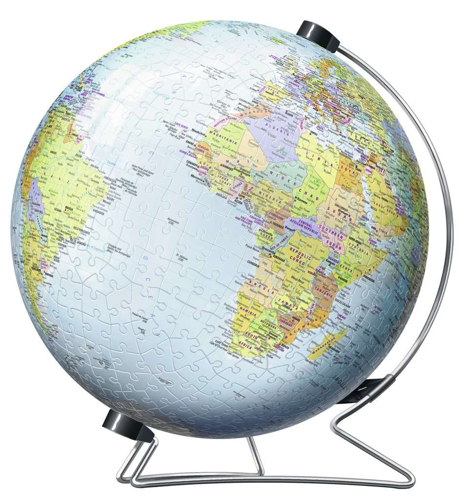 Earth Political 3D World Globe Puzzle - RB-12436 - Ultimate Globes