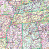 Eastern United States Regional Wall Map - KA-R-US-EASTERN-PAPER - Ultimate Globes