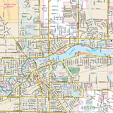 Elkhart County, IN Wall Map - KA-C-IN-ELKHART-PAPER - Ultimate Globes