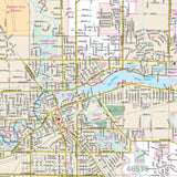 Elkhart County, IN Wall Map - Ultimate Globes - POD - KA - C - IN - ELKHART - PAPER - Ultimate Globes