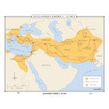 #114 Alexander's Empire, 323 BCE - KA-HIST-114-LAMINATED - Ultimate Globes