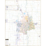 Fargo, ND & Moorhead, MN Wall Map - KA-C-ND-FARGO-PAPER - Ultimate Globes