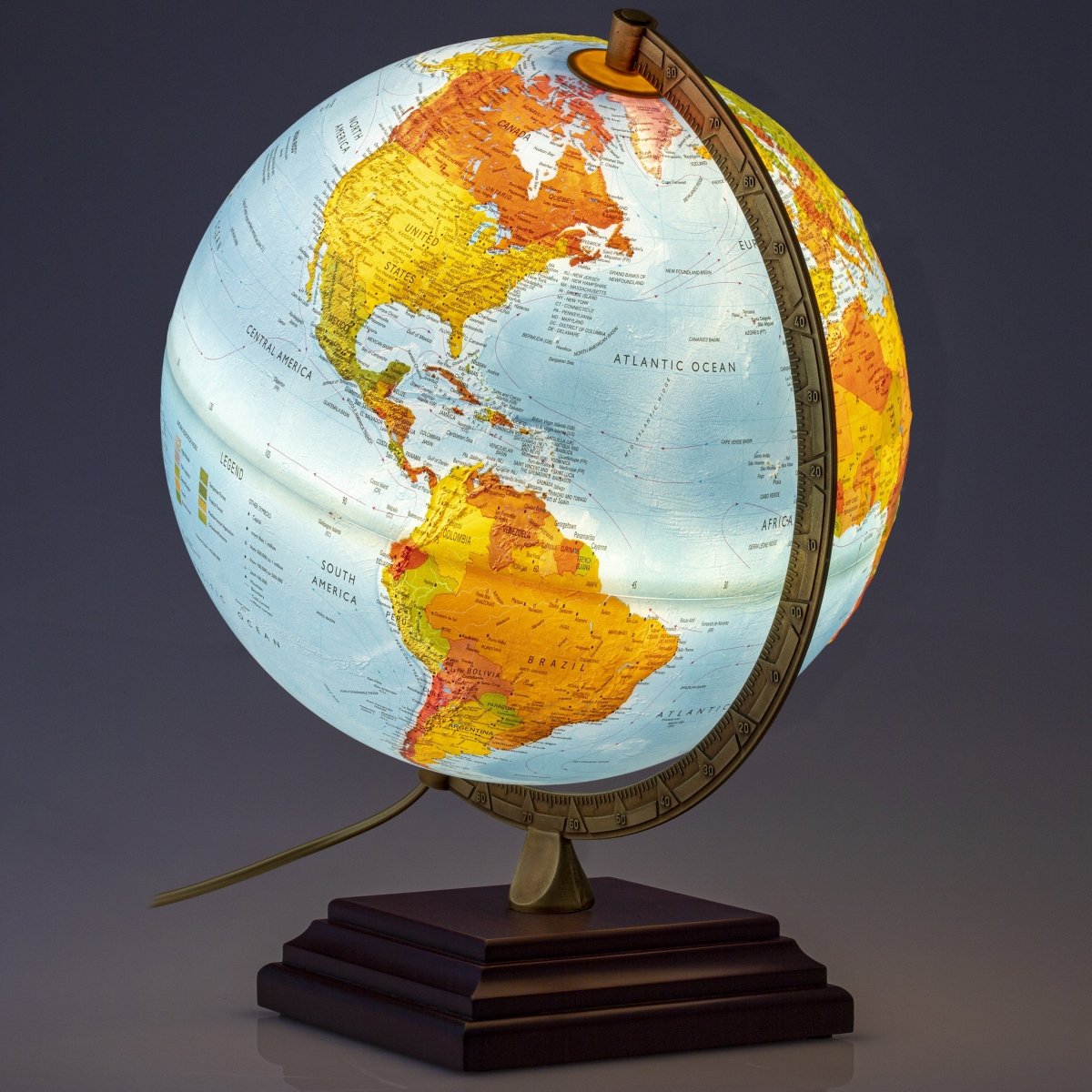 Fernweh Raised Relief Globe - Waypoint Geographic - WP21111 - Ultimate Globes