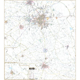 Florence, SC Wall Map - KA-C-SC-FLORENCE-PAPER - Ultimate Globes