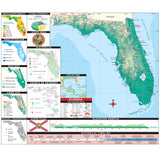 Florida Intermediate Thematic Wall Map - KA-S-FL-INTER-PAPER - Ultimate Globes