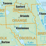 Florida Shaded Relief State Wall Map - KA-S-FL-SHR-38X32-PAPER - Ultimate Globes