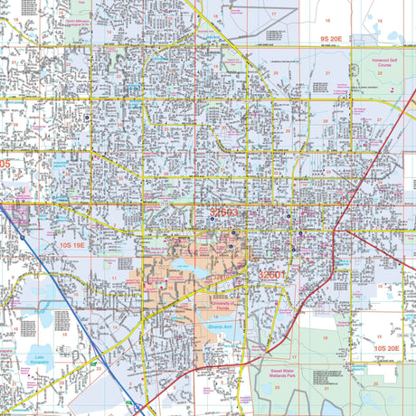 Gainesville & Alachua County, FL Wall Map - Ultimate Globes - POD - KA - C - FL - GAINESVILLE - PAPER - Ultimate Globes