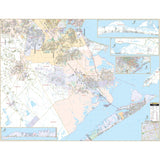 Galveston, TX Wall Map - Ultimate Globes - POD - KA - C - TX - GALVESTON - PAPER - Ultimate Globes