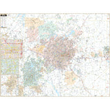 Greensboro, High Point, & Guilford County, NC Wall Map - KA-C-NC-GREENSBORO-PAPER - Ultimate Globes