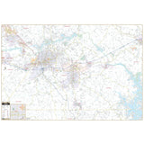 Hickory, NC Wall Map - KA-C-NC-HICKORY-PAPER - Ultimate Globes