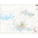 Hot Springs & Garland County, AR Wall Map - KA-C-AR-HOTSPRINGS-PAPER - Ultimate Globes