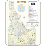 Idaho Shaded Relief State Wall Map - KA-S-ID-SHR-29X38-PAPER - Ultimate Globes