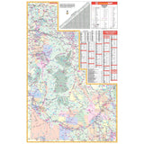 Idaho State Wall Map - KA-S-ID-WALL-PAPER - Ultimate Globes