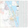 Indian River County, FL Wall Map - Ultimate Globes - POD - KA - C - FL - INDIANRIVER - PAPER - Ultimate Globes