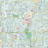 Indianapolis & Marion County, IN Wall Map - KA-C-IN-INDIANAPOLIS-PAPER - Ultimate Globes