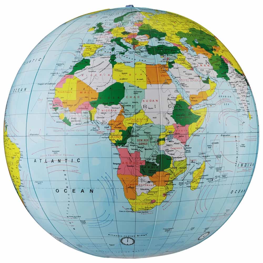 Inflatable Globe with Political Map » Shop Children's Globes – Ultimate ...