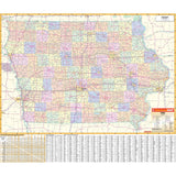 Iowa State Wall Map - Ultimate Globes - POD - KA - S - IA - WALL - PAPER - Ultimate Globes