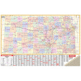 Kansas State Wall Map - KA-S-KS-WALL-PAPER - Ultimate Globes