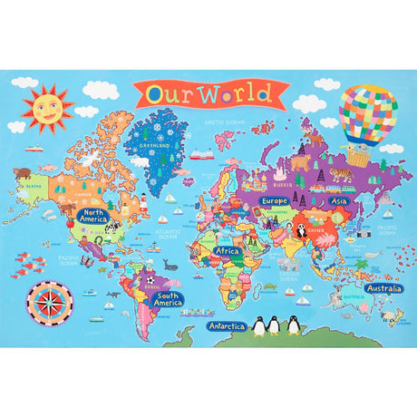 Kid's Puzzle of the World - Waypoint Geographic - KP01 - Ultimate Globes