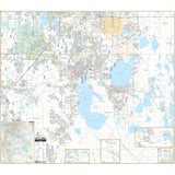 Kissimmee & Osceola County, FL Wall Map - KA-C-FL-KISSIMMEE-PAPER - Ultimate Globes