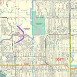 Lehigh Acres, FL Wall Map - KA-C-FL-LEHIGHACRES-PAPER - Ultimate Globes