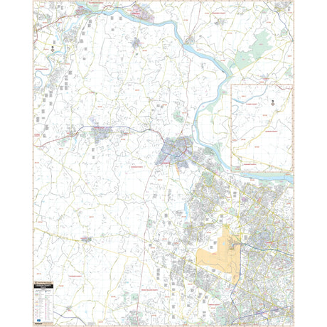 Loudon County, VA Wall Map - Ultimate Globes - POD - KA - C - VA - LOUDON - PAPER - Ultimate Globes