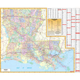 Louisiana State Wall Map - Ultimate Globes - POD - KA - S - LA - WALL - PAPER - Ultimate Globes