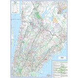Lower Westchester County, NY Wall Map - KA-C-NY-WESTCHESTERLOWER-PAPER - Ultimate Globes