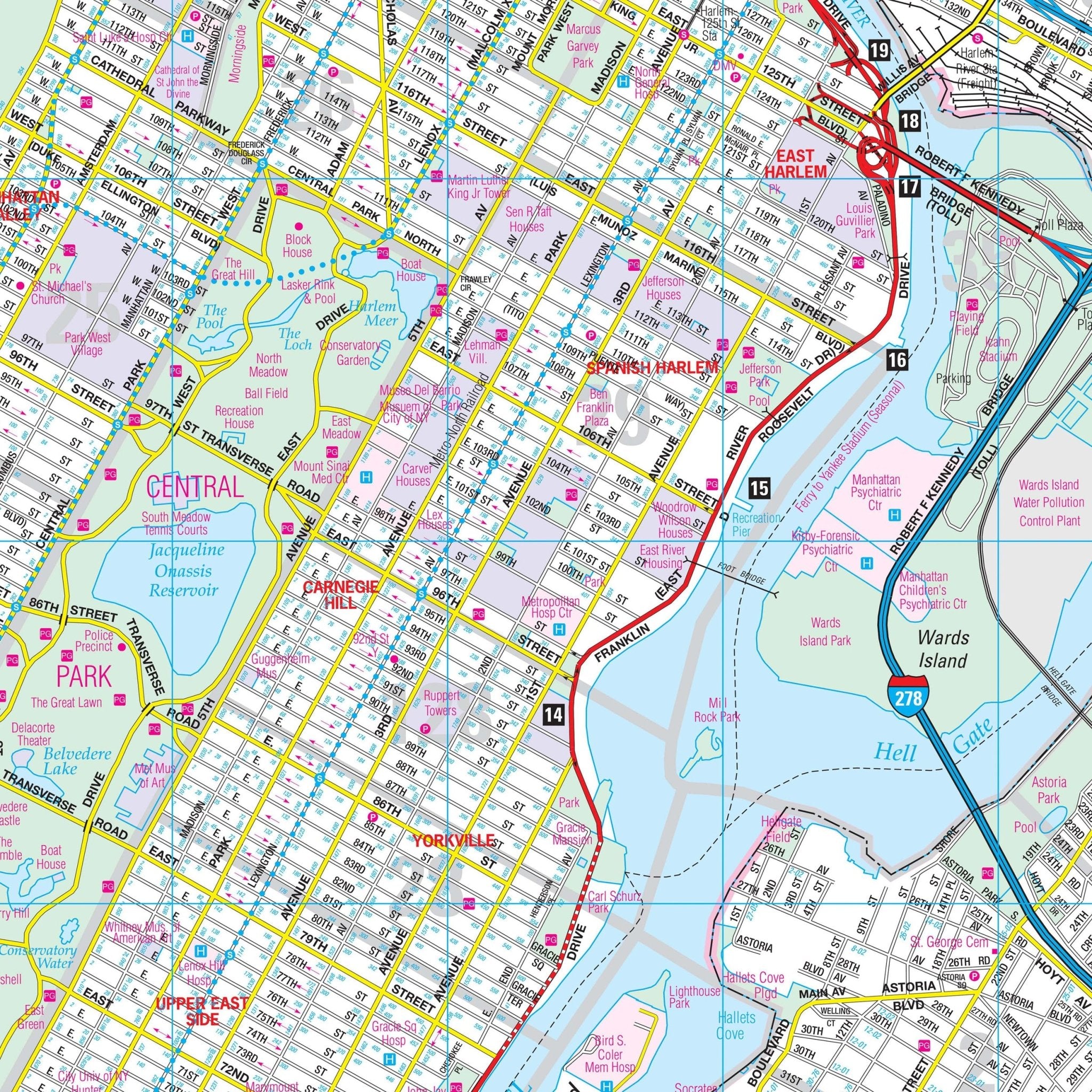 Manhattan NY Wall Map » Shop City & County Maps – Ultimate Globes