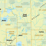 Minnesota Shaded Relief State Wall Map - KA-S-MN-SHR-28X38-PAPER - Ultimate Globes
