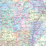 Minnesota State Wall Map - KA-S-MN-WALL-PAPER - Ultimate Globes