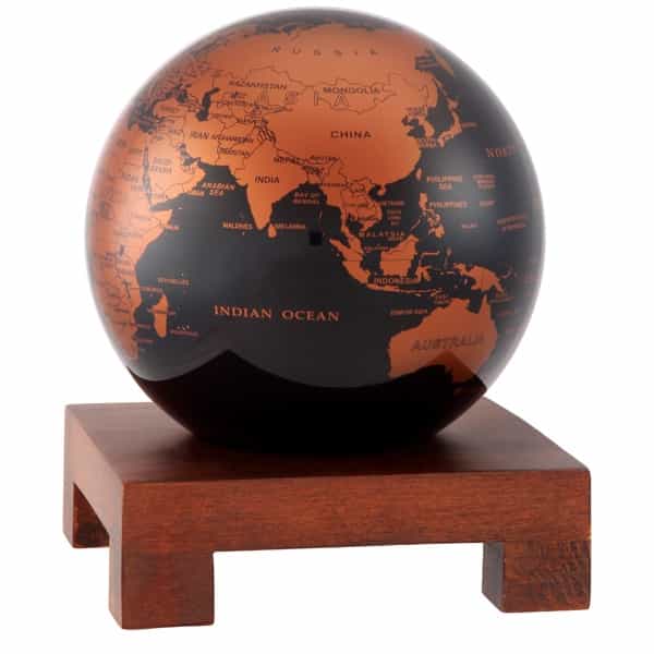 MOVA Copper Black Earth Globe - MG-45-CBE-WPS-W - Ultimate Globes