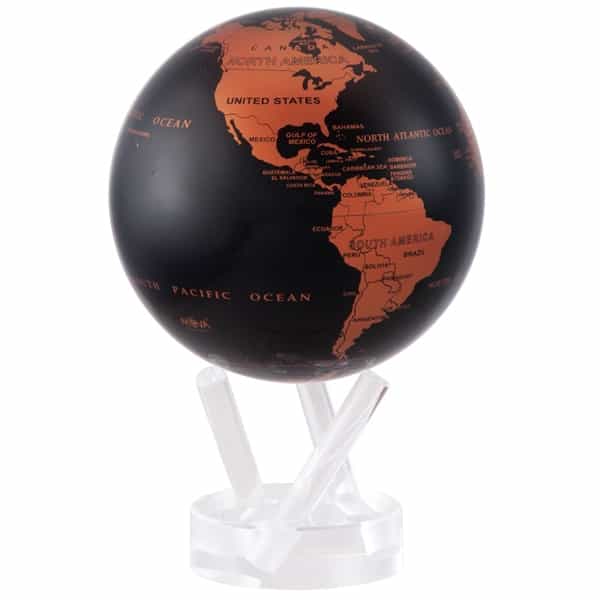 MOVA Copper Black Earth Globe - MOVA Globes - MG - 45 - CBE - Ultimate Globes