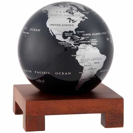 MOVA Silver and Black Globe - MG-6-SBE-WPS-W - Ultimate Globes