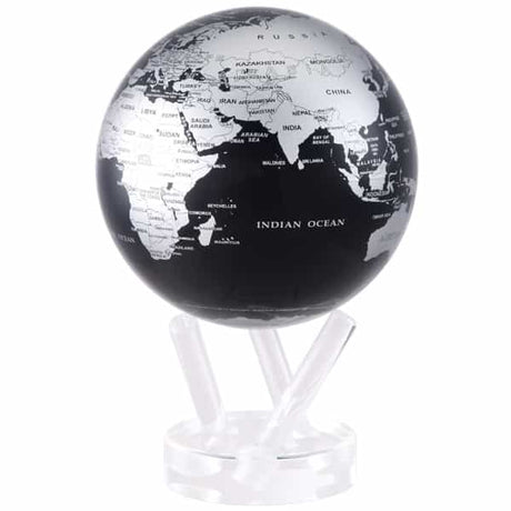 MOVA Silver and Black Globe - MG-6-SBE - Ultimate Globes