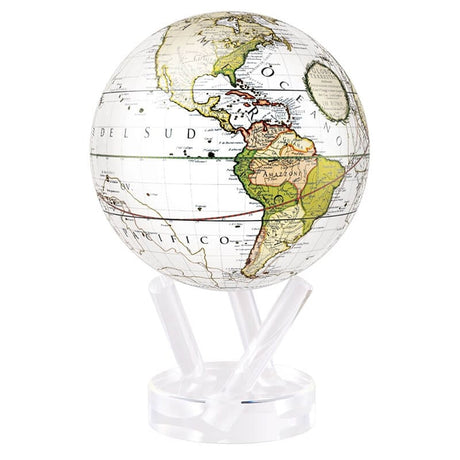 MOVA Terrestrial Globe (white) - MG-6-WCT - Ultimate Globes