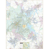 Nashville & Davidson County, TN Wall Map - KA-C-TN-NASHVILLE-PAPER - Ultimate Globes