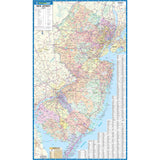 New Jersey State Wall Map - KA-S-NJ-WALL-PAPER - Ultimate Globes